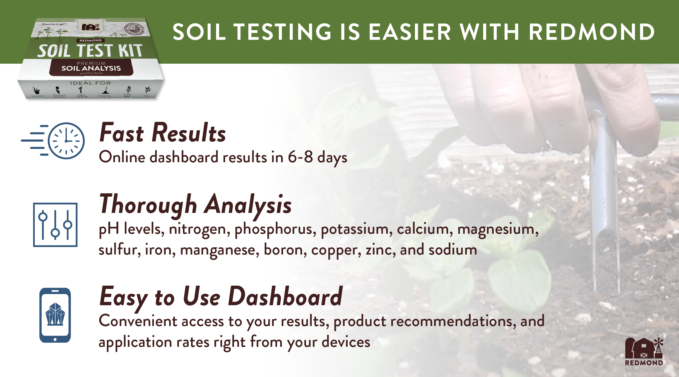 How to measure soil quality and nutrients?